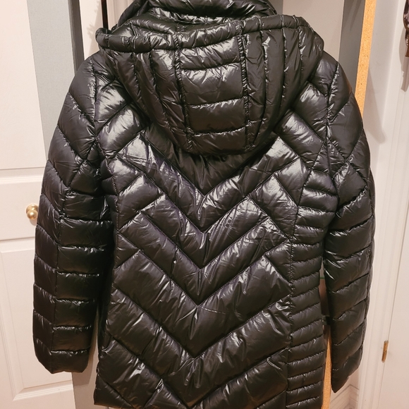 Karen Millen Black Feather Down Puffer Jacket - Picture 4 of 9